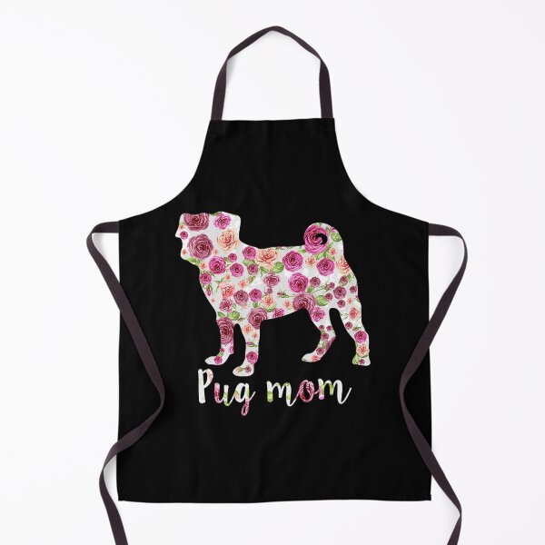 Item preview, Cute Pug Mom Roses Flower Floral Dog Mama Mother's Day Pet Lover designed and sold by ManishDayal.