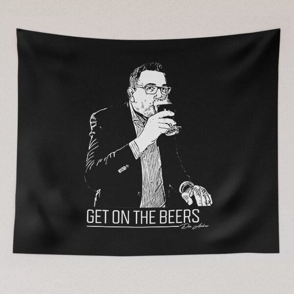 Item preview, dan andrews get on the beers happy time designed and sold by John Hana.