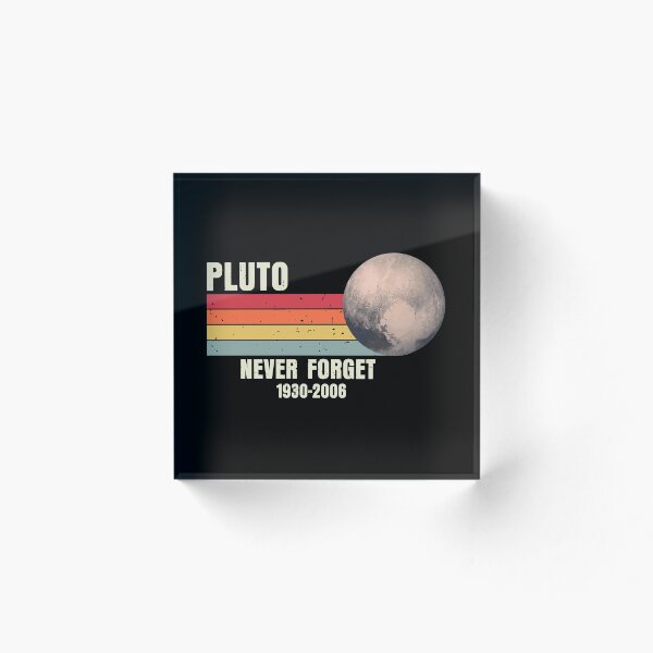 Artikelvorschau, Pluto Der Planet vergisst nie 1930 - 2006 Retro entworfen und verkauft von DigitalPie.