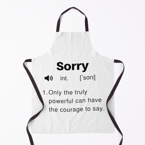 Item preview, Funny Sorry Definition designed and sold by Sleepy Cat Design.