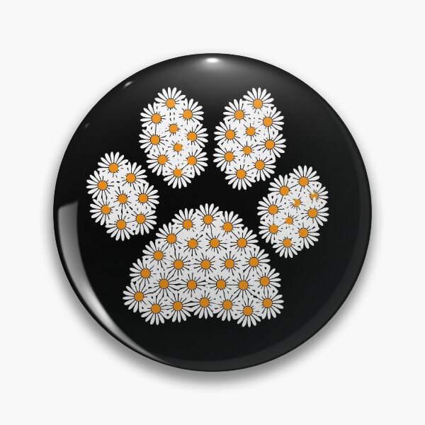 Item preview, Floral Paw Print Daisy designed and sold by KA DESIGNS.