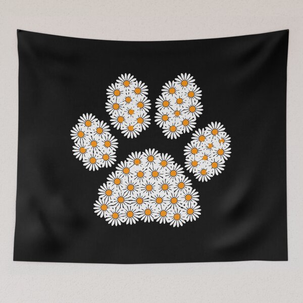 Item preview, Floral Paw Print Daisy designed and sold by KA DESIGNS.