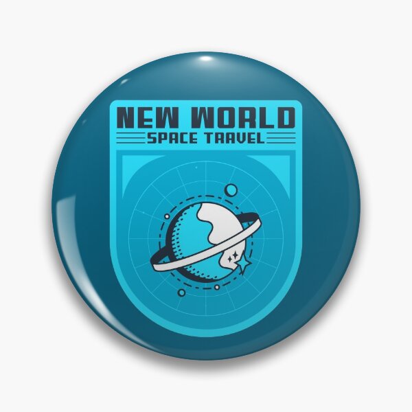 Item preview, New World Space Travel Funny Illustration  designed and sold by d1mology.