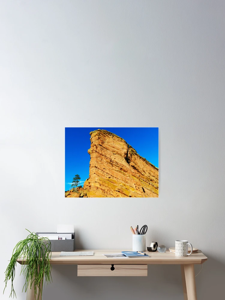 Thumbnail 2 of 3, Poster, Red Rocks designed and sold by Kirsten Ellingford.