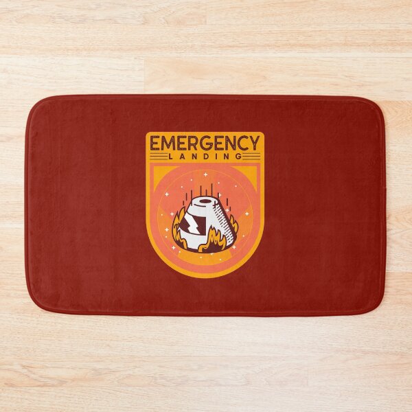 Item preview, Space Shuttle Emergency Landing Funny Illustration  designed and sold by d1mology.
