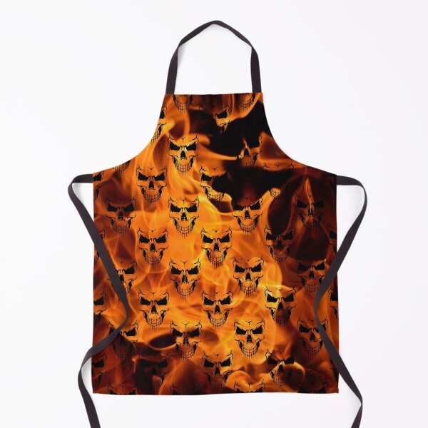 Item preview, Flaming Skulls designed and sold by Lyraluxe.