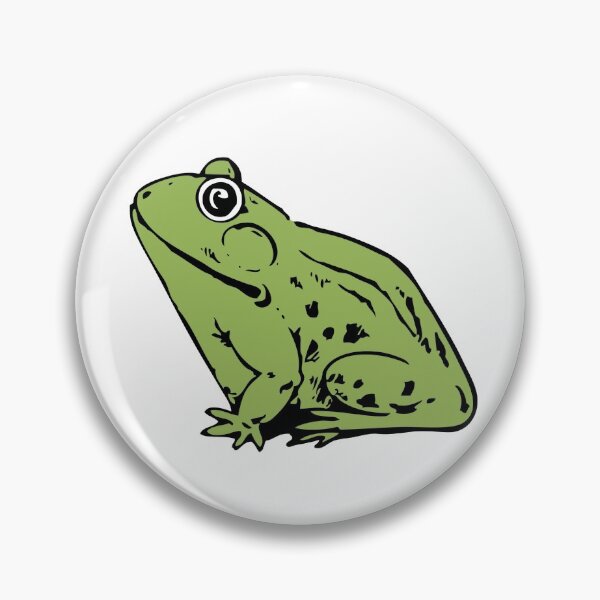 Item preview, Cartoon Frog Side Profile designed and sold by A-GatorGoods.