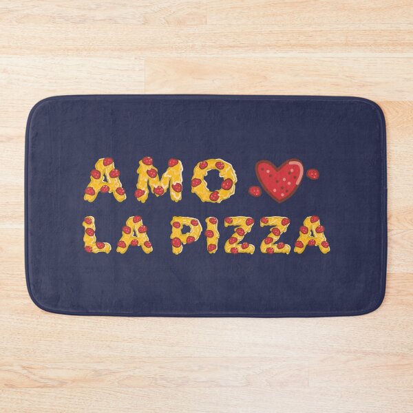 Item preview, I love pepperoni pizza in Spanish designed and sold by Cat-designs.