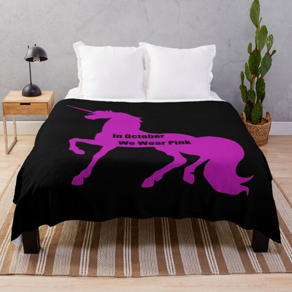 Item preview, Breast Cancer Awareness In October We Wear Pink Unicorn designed and sold by NoveltyMerch.