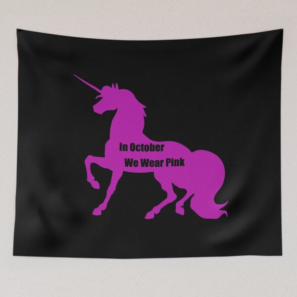 Item preview, Breast Cancer Awareness In October We Wear Pink Unicorn designed and sold by NoveltyMerch.