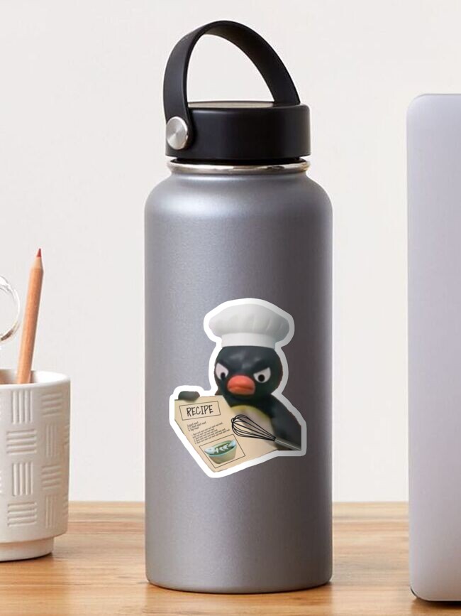 Imagen 1 de 3, Pegatina con la obra Chef Pingu, diseñada y vendida por Chrisafina.