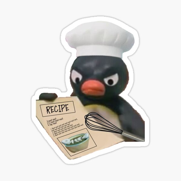 Chef Pingu Sticker
