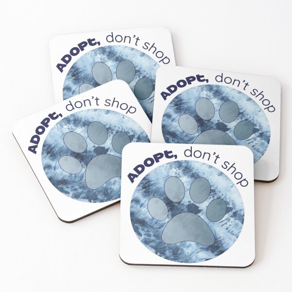 Item preview, Adopt, don't shop! - Blue Tie Dye designed and sold by Peyton Azar.