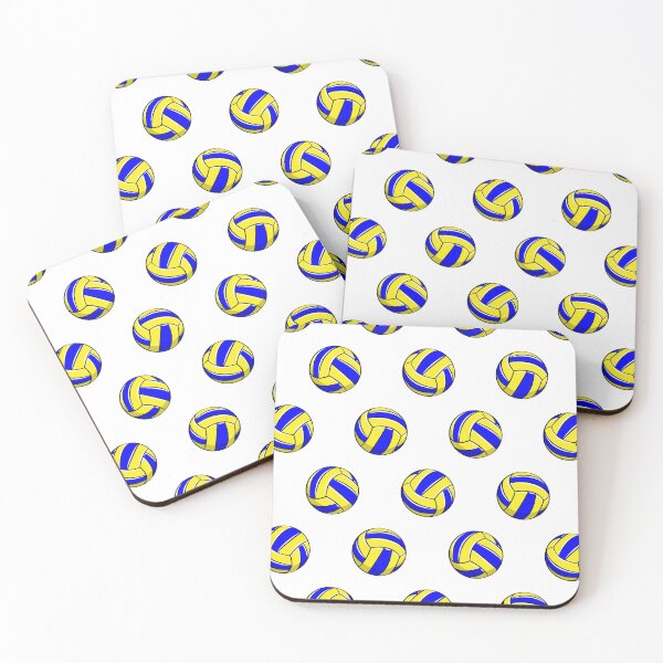 Item preview, Volleyball - blue and yellow designed and sold by littlearrow.