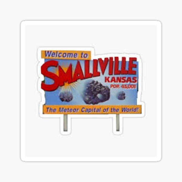 Bienvenue à Smallville Sign Sticker Sticker