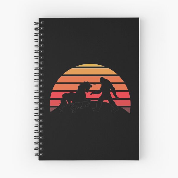Item preview, Unicorn vs Bigfoot Sasquatch Duel Retro Vintage Design designed and sold by NoveltyMerch.