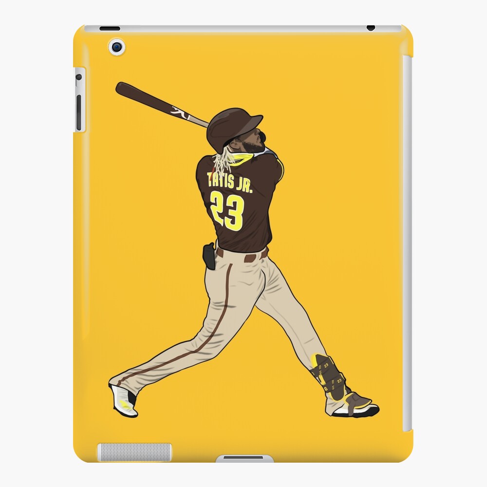 Download Fernando Tatis Jr. delivering a home run swing Wallpaper