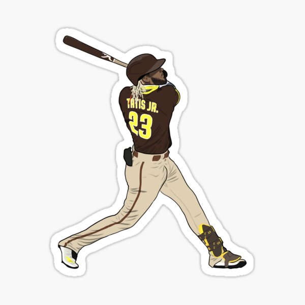 Fernando Tatis #23 Sprint to Base Sticker for Sale by PluginBabes