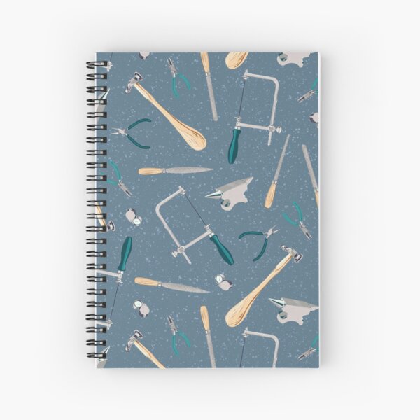 Item preview, Goldsmith tools of the trade - blue designed and sold by NewBranchStudio.