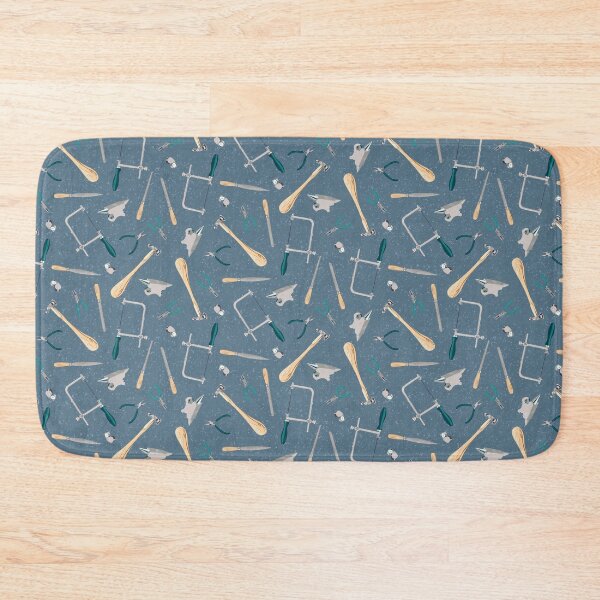 Item preview, Goldsmith tools of the trade - blue designed and sold by NewBranchStudio.
