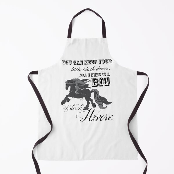 Item preview, Keep your little black Dress, I need a Big Black Horse designed and sold by mammanophotog.