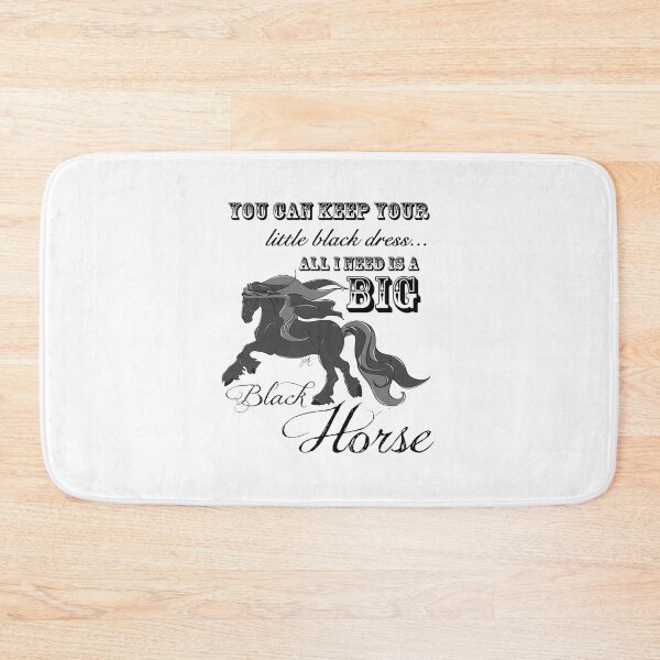 Item preview, Keep your little black Dress, I need a Big Black Horse designed and sold by mammanophotog.