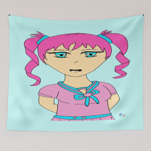 Item preview, Miss Twin Drills "Anime" by Amelorya J. Robillard designed and sold by Jacklyn G.  Jones.