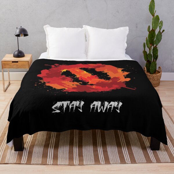 Item preview, Stay Away - stop sign (white on black) designed and sold by TravellingWolf.