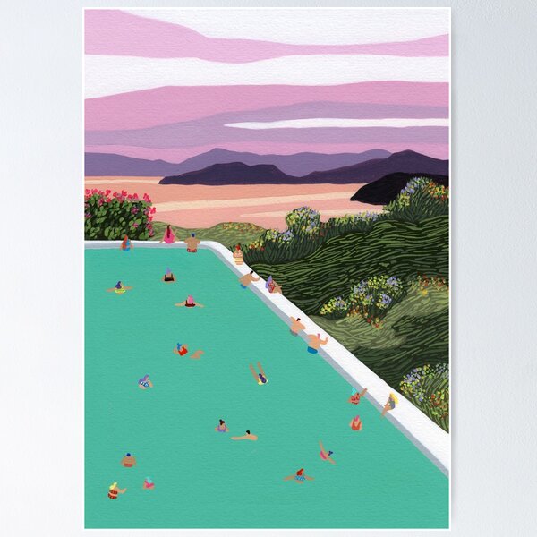 Item preview, Sunset Pool designed and sold by HeloBirdie.