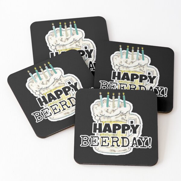 Item preview, Happy Beerday - Happy Birthday Candles - Boo-da-chay designed and sold by Boo-da-chay.
