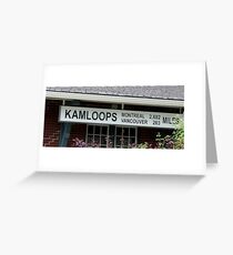 Kamloops Greeting Card