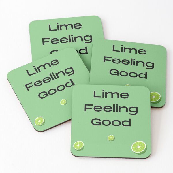 Item preview, Lime feeling good fruit pun designed and sold by Felicity-K.