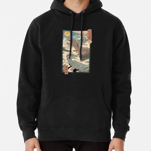 Copy of Jurassic Ukiyo-e 2 Pullover Hoodie