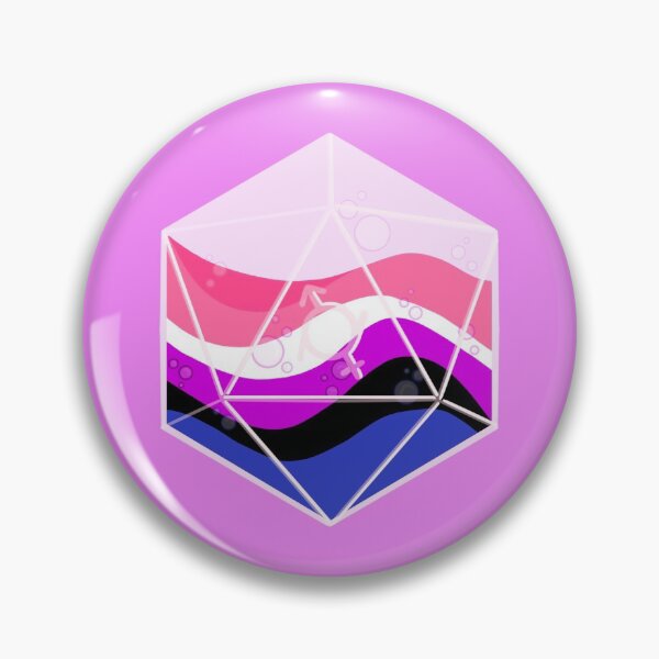 Item preview, Genderfluid D20 designed and sold by StarClusterInc.