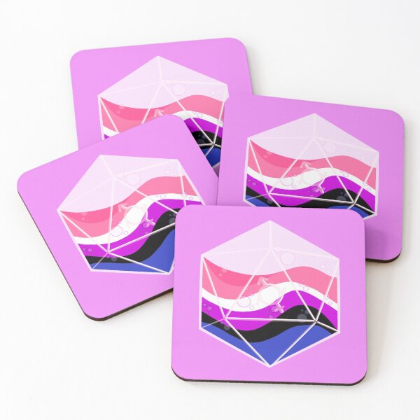 Item preview, Genderfluid D20 designed and sold by StarClusterInc.
