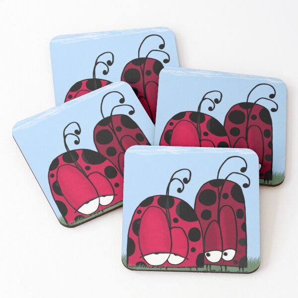 Item preview, Unrequited Love Ladybug Illustration designed and sold by OneArtsyMomma.