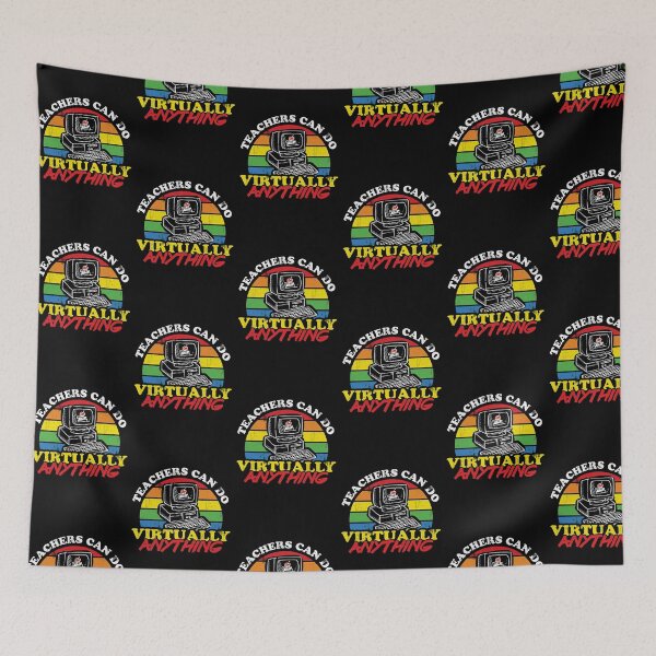 Item preview, Teachers Can Do Virtually Anything Retro Style designed and sold by DzineMon.