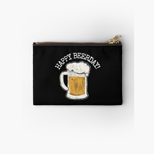 Item preview, Happy Beerday - Beer Glass - Boo-da-chay designed and sold by Boo-da-chay.