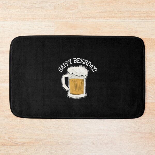 Item preview, Happy Beerday - Beer Glass - Boo-da-chay designed and sold by Boo-da-chay.
