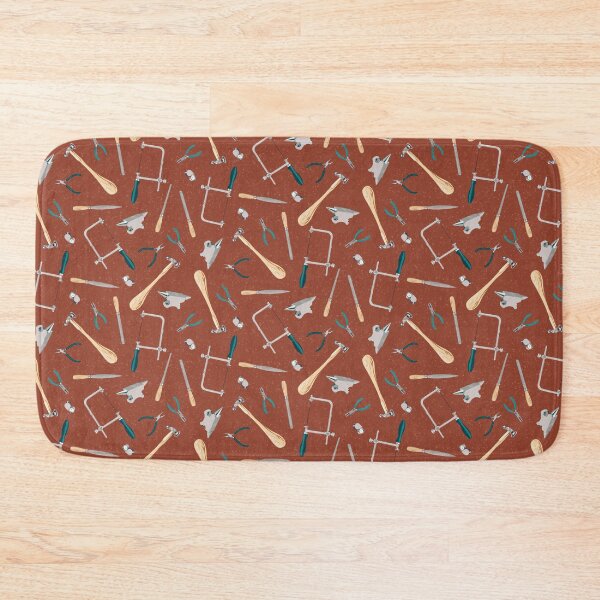 Item preview, Metalsmith tools of the trade - Dark Terracotta Red designed and sold by NewBranchStudio.