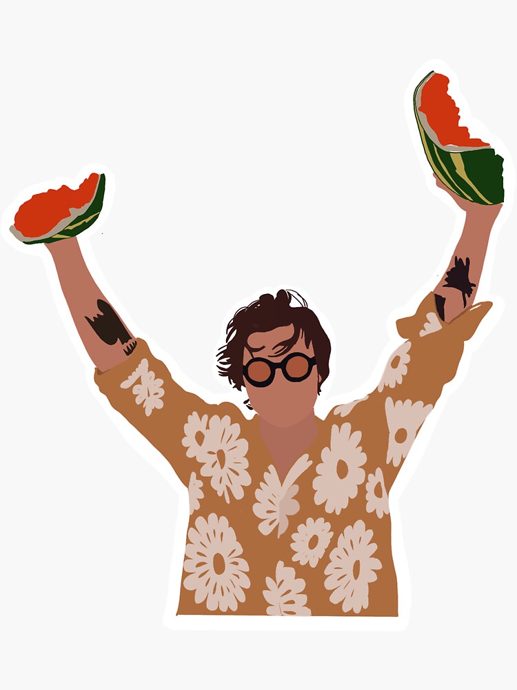 Harry Styles Watermelon Sugar Sticker By Juliapatteson Redbubble 8777