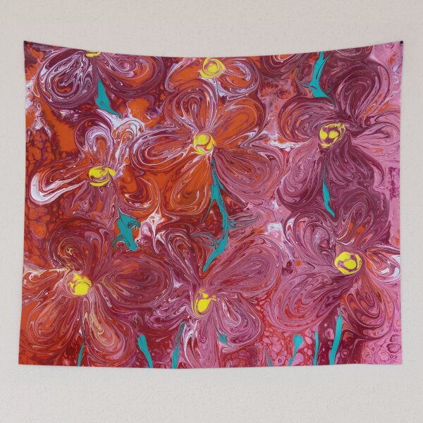 Item preview, Orange & Flowers designed and sold by RamonaBowenArt.