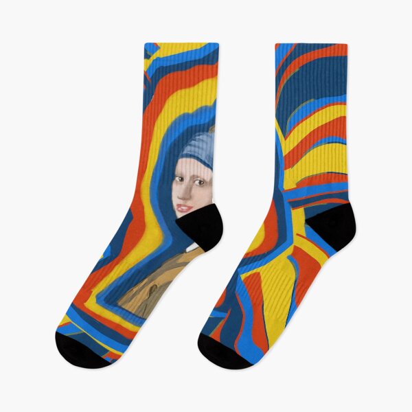 Item preview, Trippy Art Lady with the Pearl Earring designed and sold by dlhdesigns.