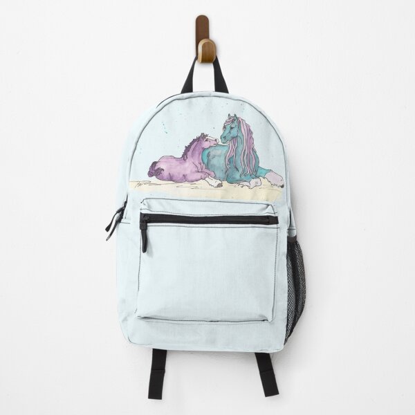 Item preview, Mother and Baby Draft Horse in Watercolor designed and sold by mammanophotog.