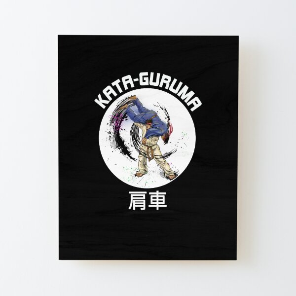 JUDO Kata-Guruma Wood Mounted Print