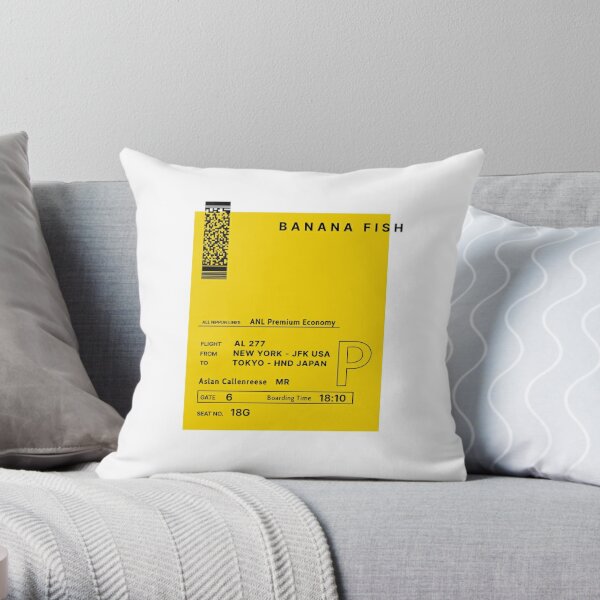 Banana Fish Pillows Cushions Redbubble