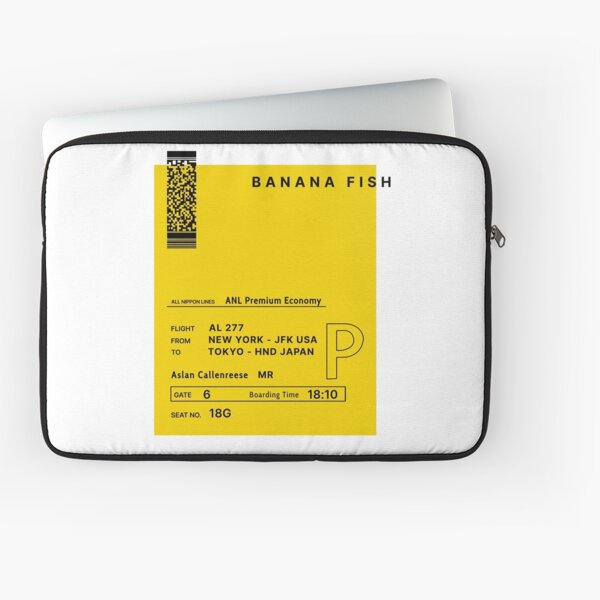 Banana Fish Ash Laptop Sleeves Redbubble