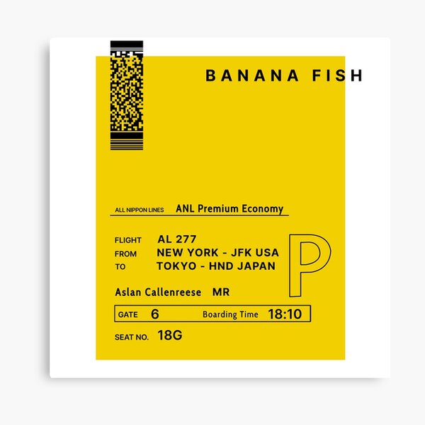 Banana Fish Canvas Print
