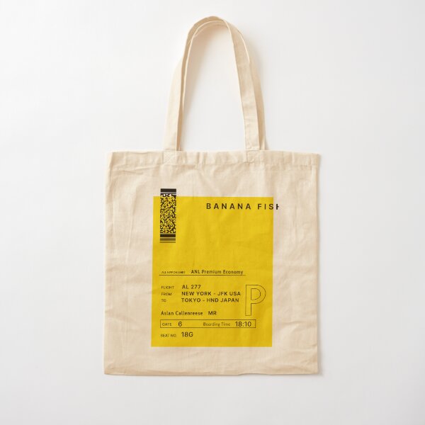 Banana Fish Tote Bags Redbubble