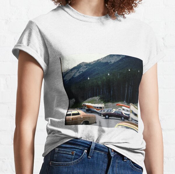 Vintage Cars and Trees Classic T-Shirt